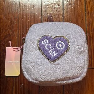 Stoney Clover Lane x Target Lavender Heart Terry Mini Pouch